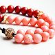 Coral 30 beads stones, Rosary, Minusinsk,  Фото №1