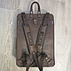 Backpack or shoulder bag of the postman. Backpacks. Roman Bushuev (bags-bush). Ярмарка Мастеров.  Фото №4