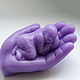 Silicone mold for soap 'Buddha in the palm 3D', Form, Shahty,  Фото №1