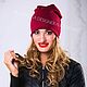 Шапка "Изумруд". Шапки. KUDESNITSA Designer Accessories. Ярмарка Мастеров.  Фото №5