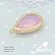 ПР53 Подвеска с граненным стеклом "Капля". Подвески. Shatonshop. Ярмарка Мастеров.  Фото №4