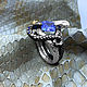Royal Snakes ring with tanzanite, in 925 sterling silver, Rings, Moscow,  Фото №1