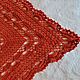 Order Red shawl without fringe. handwerkhof. Livemaster. . Shawls Фото №3