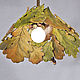 A bouquet of oak leaves lamp for porch. Ceiling and pendant lights. Elena Zaychenko - Lenzay Ceramics. My Livemaster. Фото №6