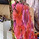 Red flowers. Interior flower series with gold leaf. Pictures. Irene's gallery. Oil paintings.. My Livemaster. Фото №4