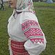 Traditional women's shirt with embroidery. People\\\'s shirts. MARUSYA-KUZBASS (Marusya-Kuzbass). My Livemaster. Фото №4
