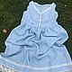 Sundress made of boiled flax ' Heavenly distance'. Sundresses. LINEN STYLE. My Livemaster. Фото №6