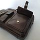 Портфель кожаный. Портфель. Black Buffalo (handmade-bag) (handmade-bag). Ярмарка Мастеров.  Фото №4