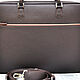 Men's bag made of genuine calfskin in brown!. Men\'s bag. SHOES&BAGS. My Livemaster. Фото №6