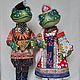 frog. Interior textile doll, Dolls, Pskov,  Фото №1