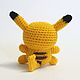 Пикачу (Pikachu), покемон электрического типа. Амигуруми куклы и игрушки. GeekCraft Shop. Ярмарка Мастеров.  Фото №4