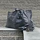 Order Men's travel bag WEST EAST maxi genuine leather black. Tais-bags. Livemaster. . Travel bag Фото №3