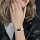 A gift on March 8, a female horoscope bracelet, Textile bracelet, Cheremshanka,  Фото №1