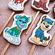 Gingerbread puppy Patrol 6pcs. Gingerbread Cookies Set. cookiezanna. My Livemaster. Фото №5
