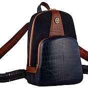 Сумки и аксессуары handmade. Livemaster - original item Men`s backpack made of Nile crocodile. Chow collection. Handmade.