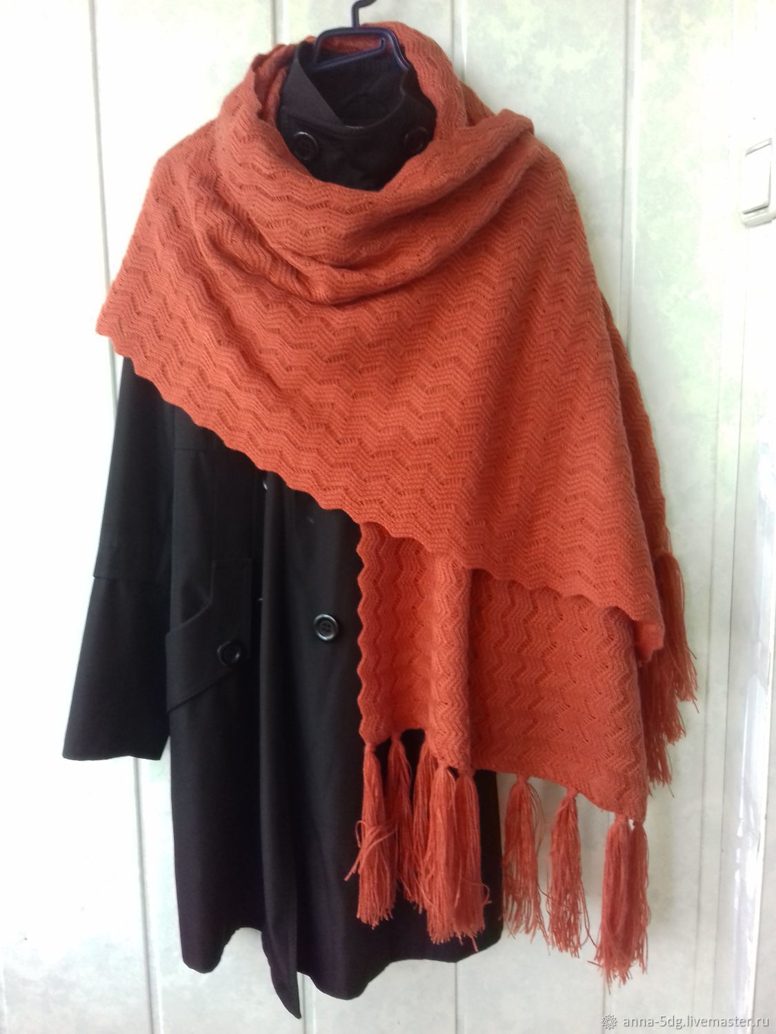 палантин из войлока. палантин на осень. палантин осенний питер.