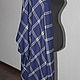 Домотканый шарф "Lazourion". Меринос в одну нить. Шарфы. Weaving Finds. Ручное ткачество.. Ярмарка Мастеров.  Фото №4