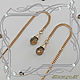 Earrings 'Briolet-broach' gold 585, Rauch-Topaz. Earrings. MaksimJewelryStudio. Online shopping on My Livemaster.  Фото №2