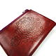 Buy wallet, women's Purse, Leather wallet with Lotus embossing, Wallets, Dubna,  Фото №1