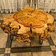 Заказать Стол слэб из капового клена. Wood apple decor. Ярмарка Мастеров. . Столы Фото №3