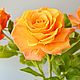 Розы из полимерной глины . Крупные. Букет 3 шт. Цветы. tanitlife. Цветы ручной работы.. Ярмарка Мастеров.  Фото №15