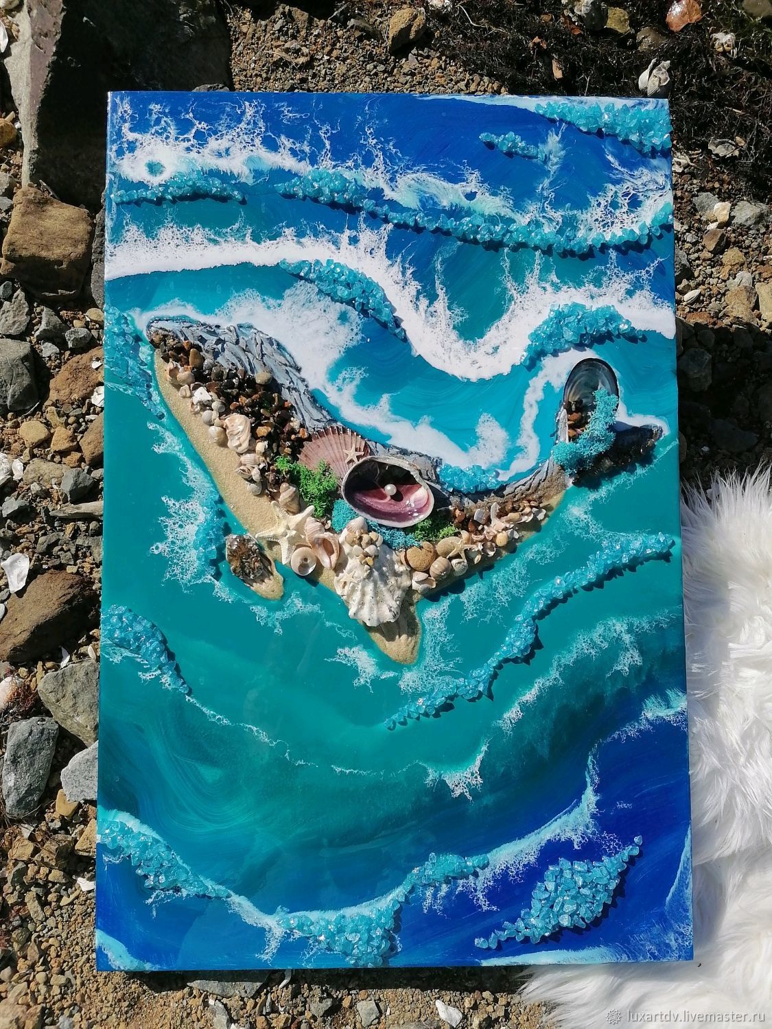 Картина морская "Остров Кит" в интернет-магазине Ярмарка Мастеров по ...