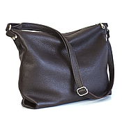 Сумки и аксессуары handmade. Livemaster - original item Crossbody Bag Brown Leather Casual Women`s. Handmade.