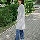 Кардиган с шалевым воротником связаный из пуха норки. Кардиганы. Tatyana. Ярмарка Мастеров.  Фото №6