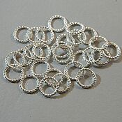 Материалы для творчества handmade. Livemaster - original item Rings silver decorative 8 mm pcs. Handmade.