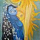 Картина маслом с фото (optimistic oil paintings) :Солнце и Луна. Картины. Moe-tvorchestvo-15. Ярмарка Мастеров.  Фото №6