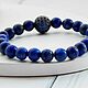 Order Bracelet 'Lucia' made of lapis lazuli. Star of Siberia. Livemaster. . Bead bracelet Фото №3