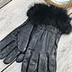 Women's gloves, genuine leather, Europe, Vintage gloves, Arnhem,  Фото №1