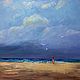 Painting with the sea. « Girl and the sea' 40h50. Pictures. yarka-pal (yarka-pal). Online shopping on My Livemaster.  Фото №2