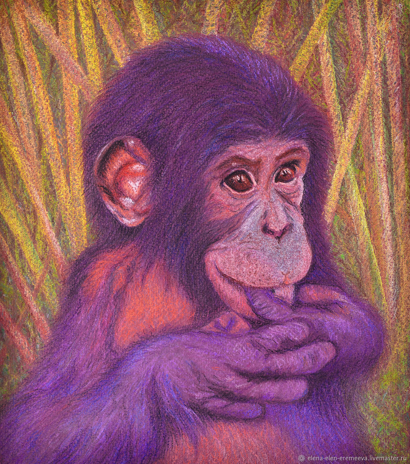 Картина обезьяны