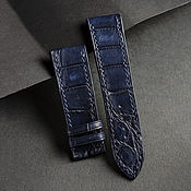 Украшения handmade. Livemaster - original item Crocodile Leather Watch Strap 24 mm (28). Handmade.