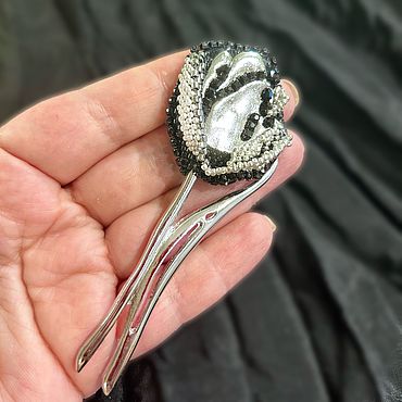 Украшения ручной работы. Ярмарка Мастеров - ручная работа Брошь Тюльпан. Handmade.