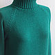 Свитер "Изумруд", 100% меринос. Свитеры. FAVORITE KNITWEAR (Наталья). Ярмарка Мастеров.  Фото №4