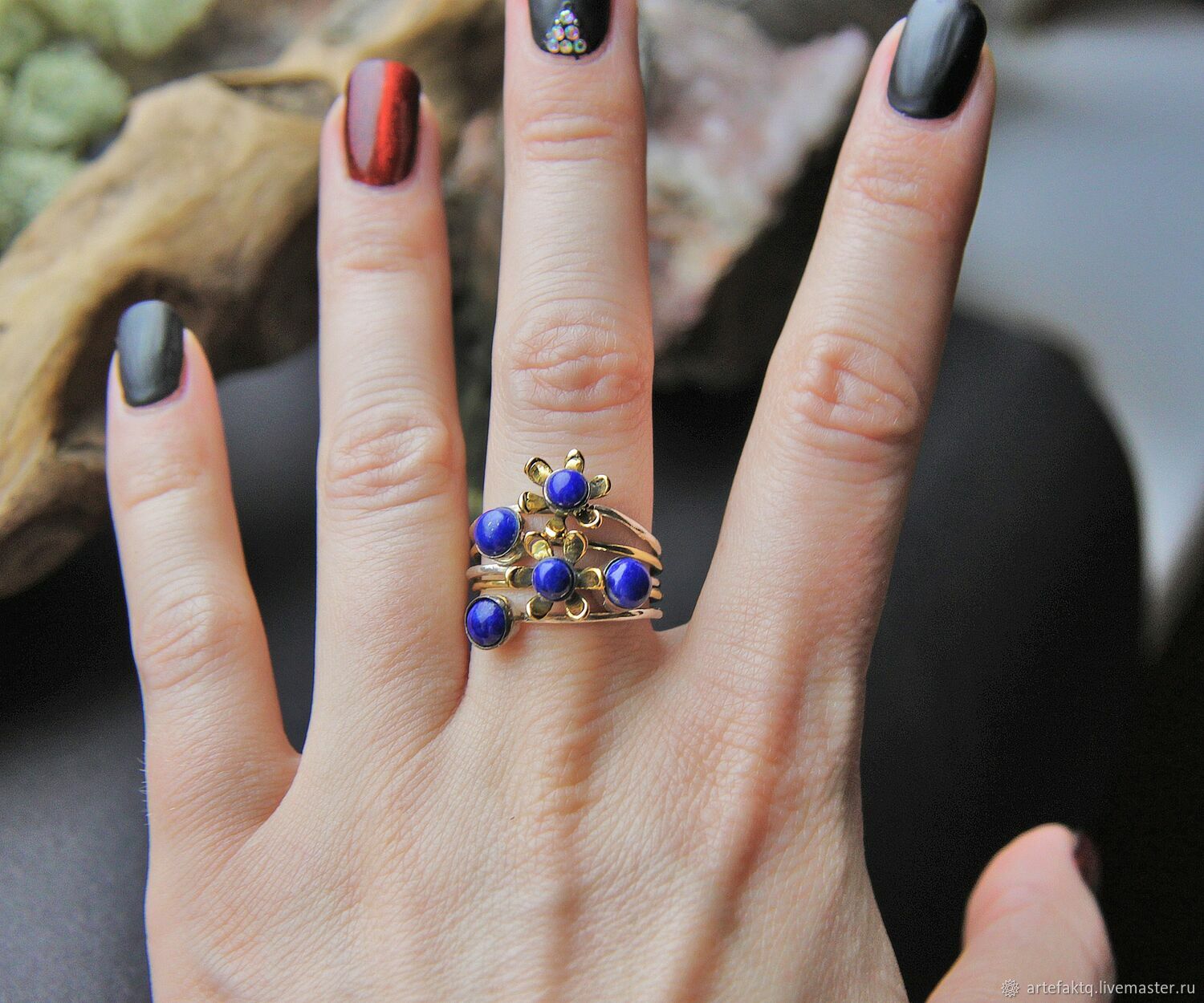 Кольца: Лазурит , кольцо. серебро 925 купить в интернет-магазине ...