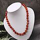 Wonderful beads made of natural carnelian stones. Necklace. naturalkavni. Online shopping on My Livemaster.  Фото №2