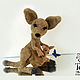 Kangaroo - the tenderness of Savannah. Stuffed Toys. sToryToys. Online shopping on My Livemaster.  Фото №2