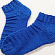 Носки детские синего цвета "Полоски", размер 21, Носки, Нефтекамск,  Фото №1