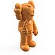  Крепкий орешек KAWS. Прикольные подарки. 3d-art-toy. Ярмарка Мастеров.  Фото №4