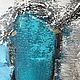 Синяя Абстракция Серая картина с бирюзовым акцентом. Картины. Марина Скромова Интерьерные картины. Ярмарка Мастеров.  Фото №4