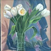 Картины и панно handmade. Livemaster - original item Oil painting in frame. Mother`s day. Still life with flowers.. Handmade.