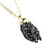 Black pendant on a quartz druze chain 'Crystal' female. Pendants. Irina Moro. My Livemaster. Фото №6