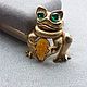 Vintage brooch Frog. Vintage brooches. Vintage  Jewelry  (Liliya). Online shopping on My Livemaster.  Фото №2