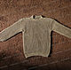 Sweater from sheep wool without a collar, brown (No. №5). Sweaters. Rogopuh. Online shopping on My Livemaster.  Фото №2