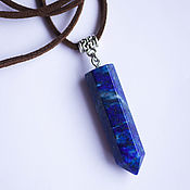 Украшения handmade. Livemaster - original item Pendant-lapis lazuli crystal PL-001. Handmade.
