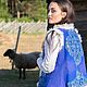 Заказать Валяный жилет в русском стиле. ElzyWool Elena,Zinaida. Ярмарка Мастеров. . Жилеты Фото №3