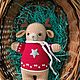 Оленёнок вязанный, Мягкие игрушки, Москва,  Фото №1